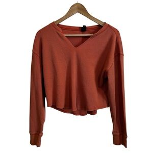 Wild‎ fable women’s crop Henly medium orange
